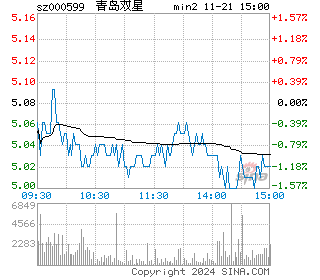 青岛双星分时图