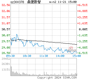 鼎捷软件分时图