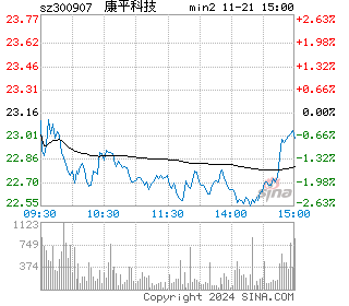 康平科技分时图