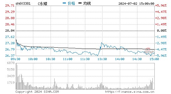 N永臻[603381]股票行情走势图
