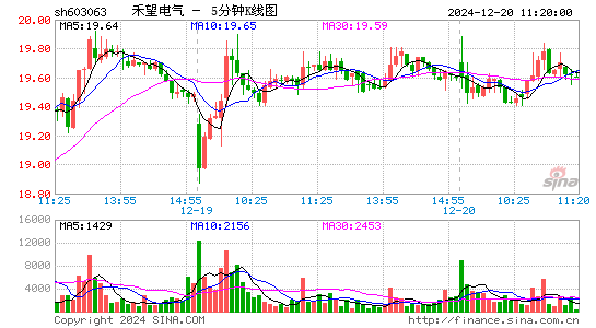 禾望电气[603063]今日股票行情_个股行情_k线图走势