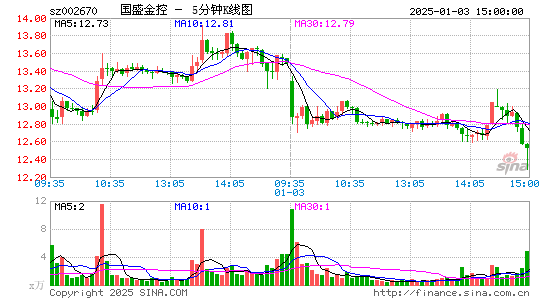 国盛金控[002670]今日股票行情_个股行情_k线图走势