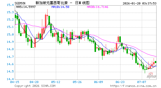 新币对墨币汇率走势图