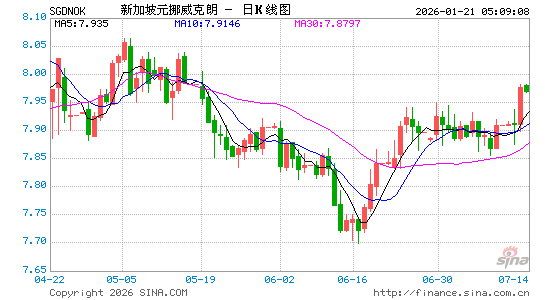 新币对挪币汇率走势图