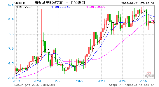 新币对挪币汇率走势图