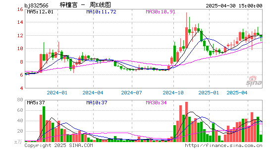 梓橦宫周K线图