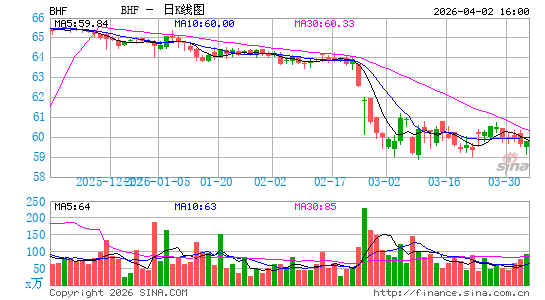 Brighthouse Financial, Inc.日K线图