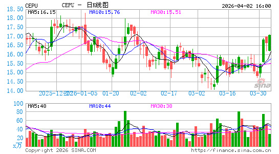Central Puerto SA日K线图