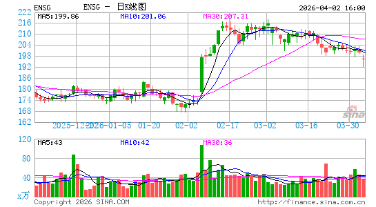 恩赛因日K线图