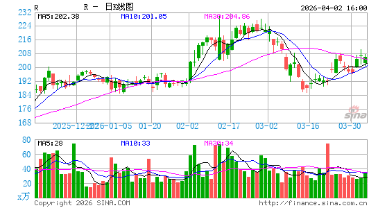 莱德系统公司日K线图