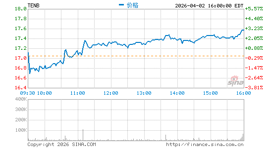 Tenable Holdings, Inc.分时K线