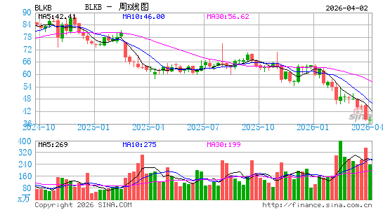 布莱克波特科技周K线图